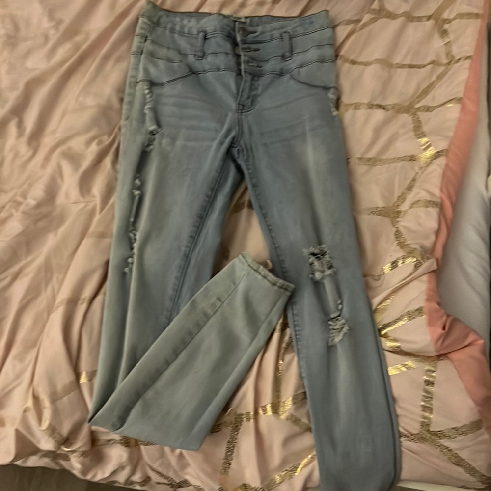 Refuge ripped skinny jeans